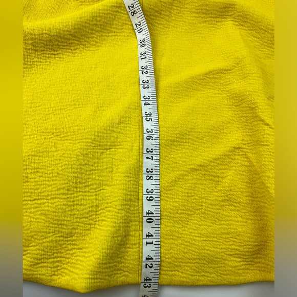 COS Yellow Flared Dress N245-2 - Picture 9 of 9